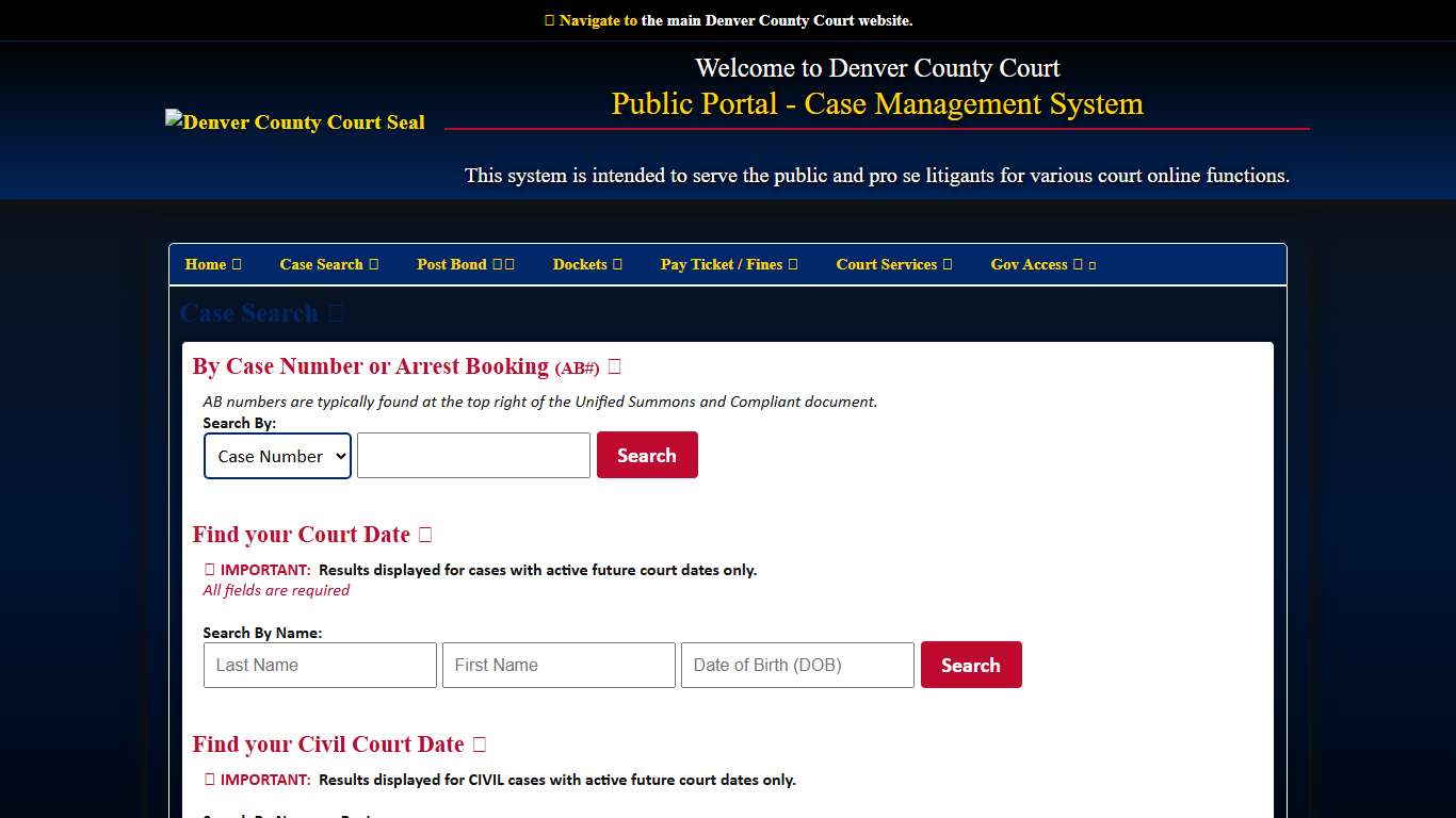 Quick Search - PublicPortal